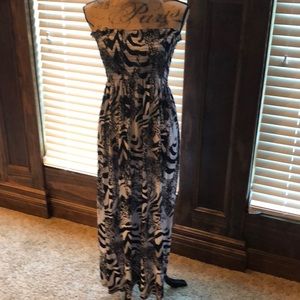 Tube Top Strapless Maxi Dress Size Medium